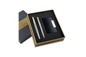 Parker Galaxy Gold Trim Ball Pen with Free Card Holder