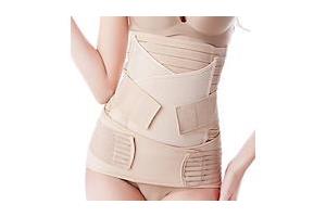 CURVEAR Women's Polyester 3 in 1 Postpartum Belly Support Belt