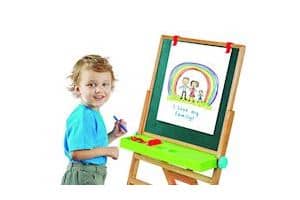 Giggles - 4 in 1 Double Sided Wooden Easel Board