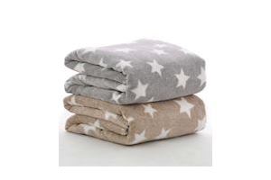 BRANDONN Fleece New Born All Season Ultrasoft Single Baby Blanket for Babies