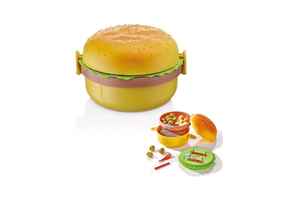 FunBlast Burger Shape Lunch Box for Kids