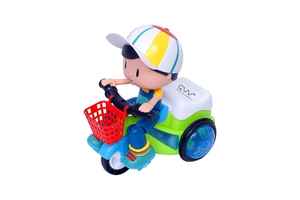 Cable World Stunt Tricycle Bump and Go Toy