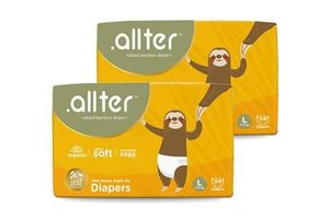 Allter SuperDry, Quick Absorb and Eco Friendly Organic Bamboo Diapers