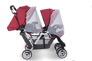 Popsugar Front and Back Twin Stroller for Baby/Kids
