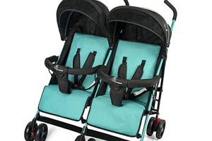 R for Rabbit Ginny and Johnny - Baby Twin Stroller and Pram