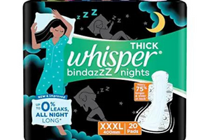 Whisper bindazzz Nights Pads For Women